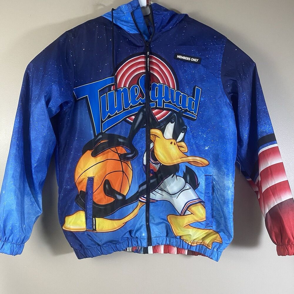 Members Only X Looney Tunes Limited Edition Jacket Space Jam Tune Squad Sz M